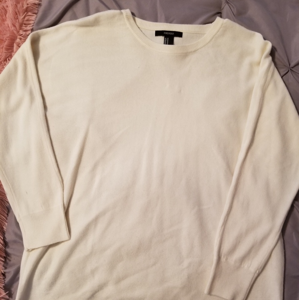 Forever 21 cream colored sweater